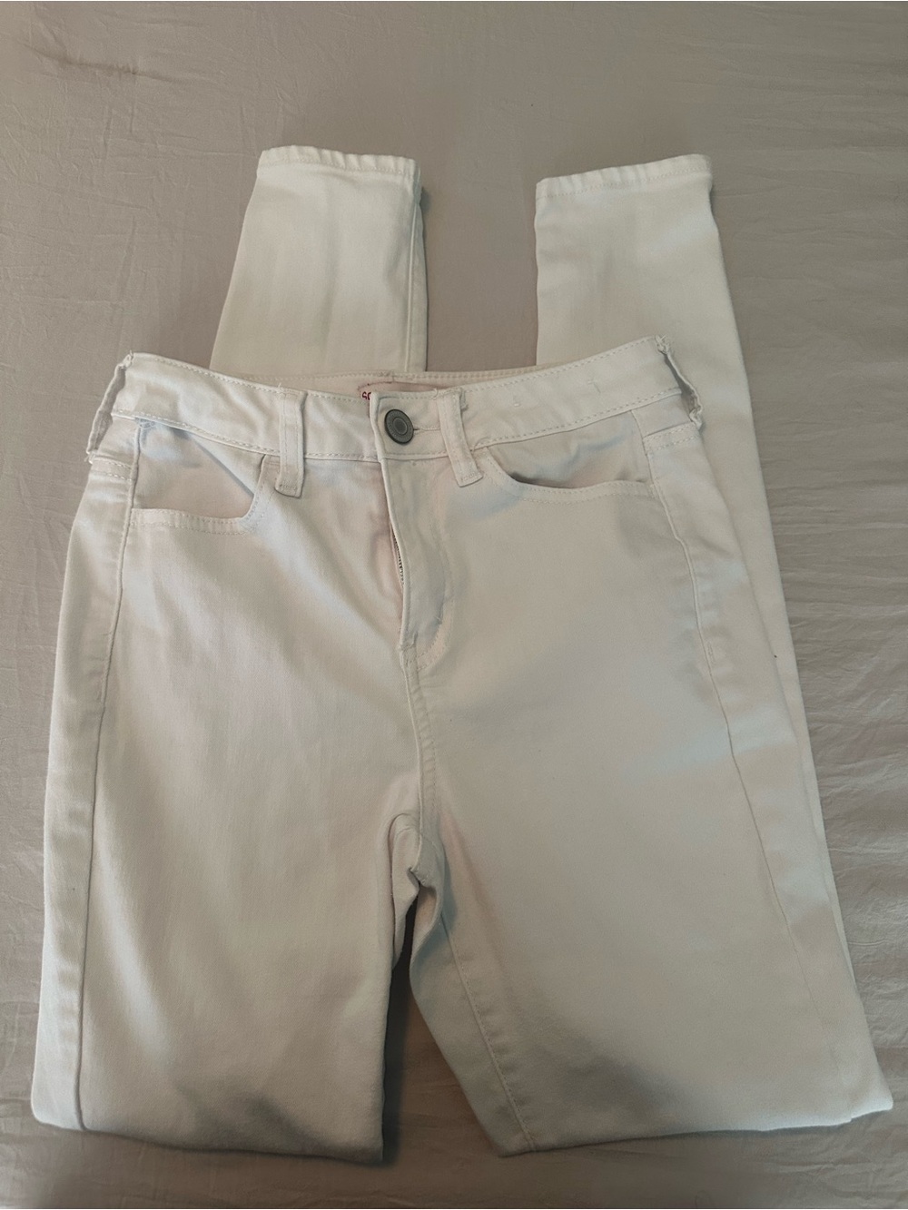 Women's White Slim Fit Jeans